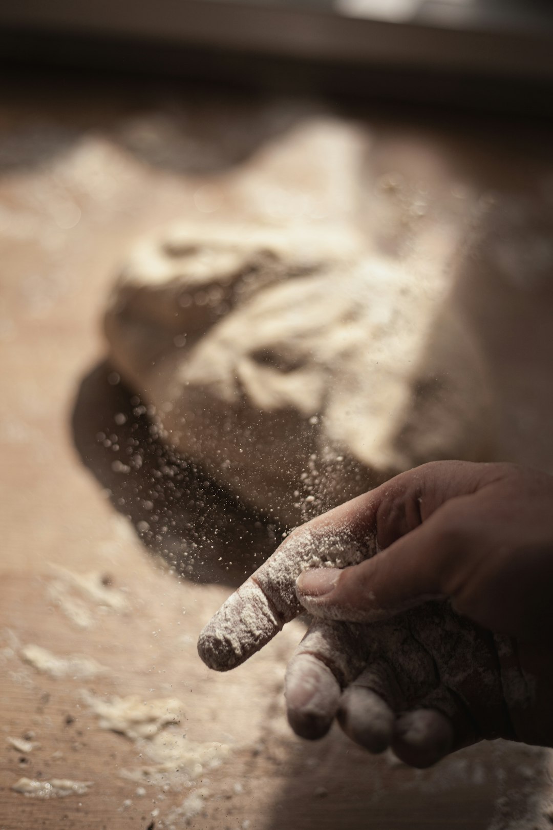 Pizzaiolo chef making pizza